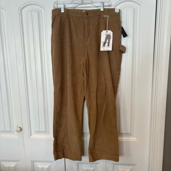 Regeneration Tan Corduroy Carpenter Straight Leg Pants Size 13/31 - Picture 1 of 7
